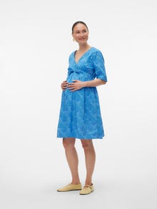 MAMA.LICIOUS MLANDIE Sukienka Ciążowa -Blue Jasper - 20020364