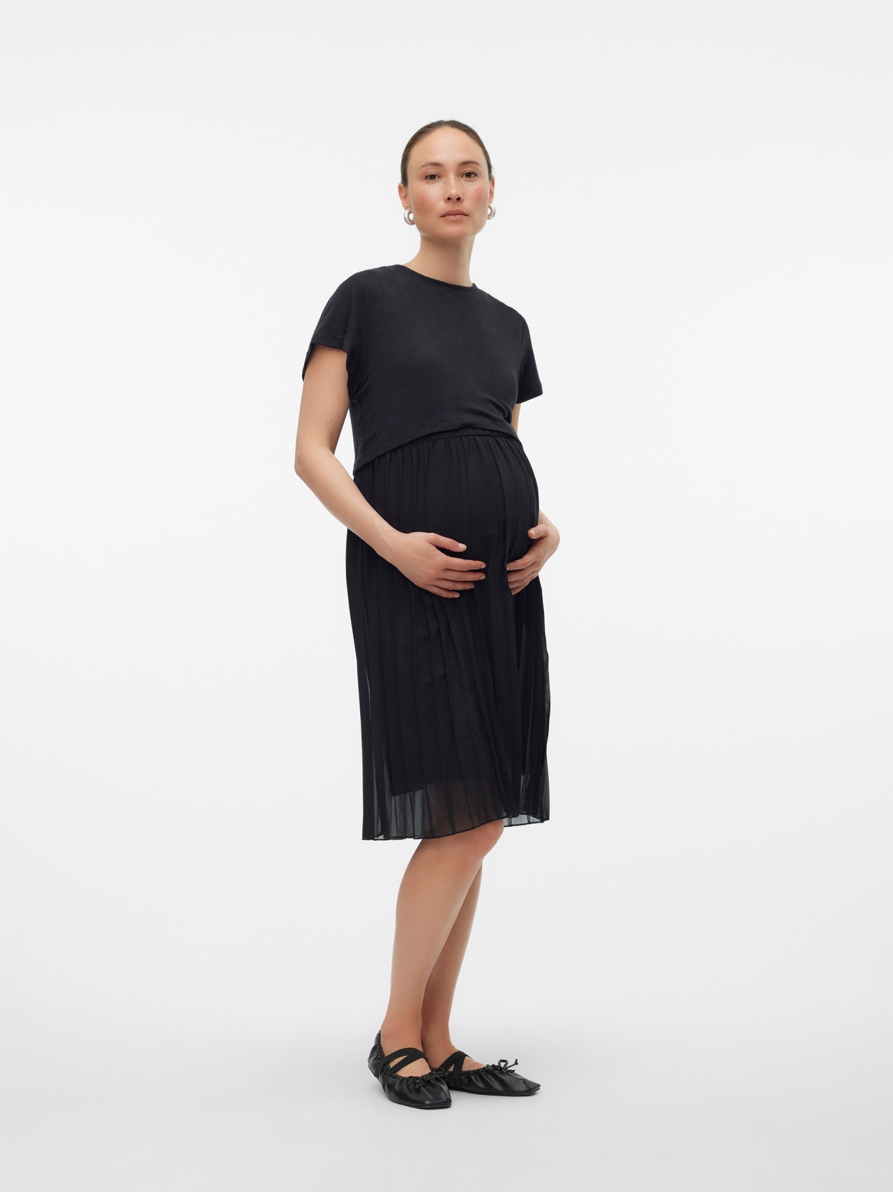 MAMA.LICIOUS Maternity-dress -Black - 20020402
