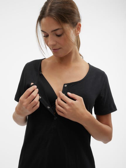Comfortabele borstvoedingsshirts voor dames, mama, ritssluiting, borstvoedingstop, distressed zwangerschapskleding met zak, groen, S Comfortabele borstvoedingsshirts voor dames, mama, ritssluiting, borstvoedingstop, distressed zwangerschapskleding met zak, groen, S