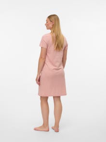 MAMA.LICIOUS Maternity-night dress -Misty Rose - 20020420