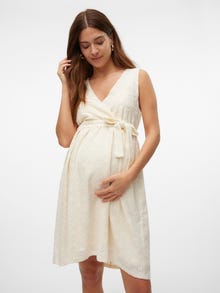 MAMA.LICIOUS MLLOVA Maternity Dress -Snow White - 20020430