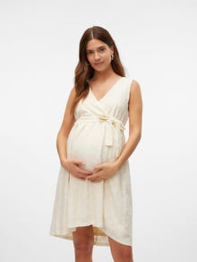 MAMA.LICIOUS MLLOVA Maternity Dress -Snow White - 20020430