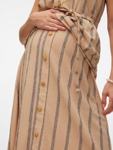 MAMA.LICIOUS Maternity-skirt overall -Savannah Tan - 20020441