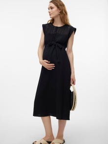 MAMA.LICIOUS Maternity-dress -Black - 20020458