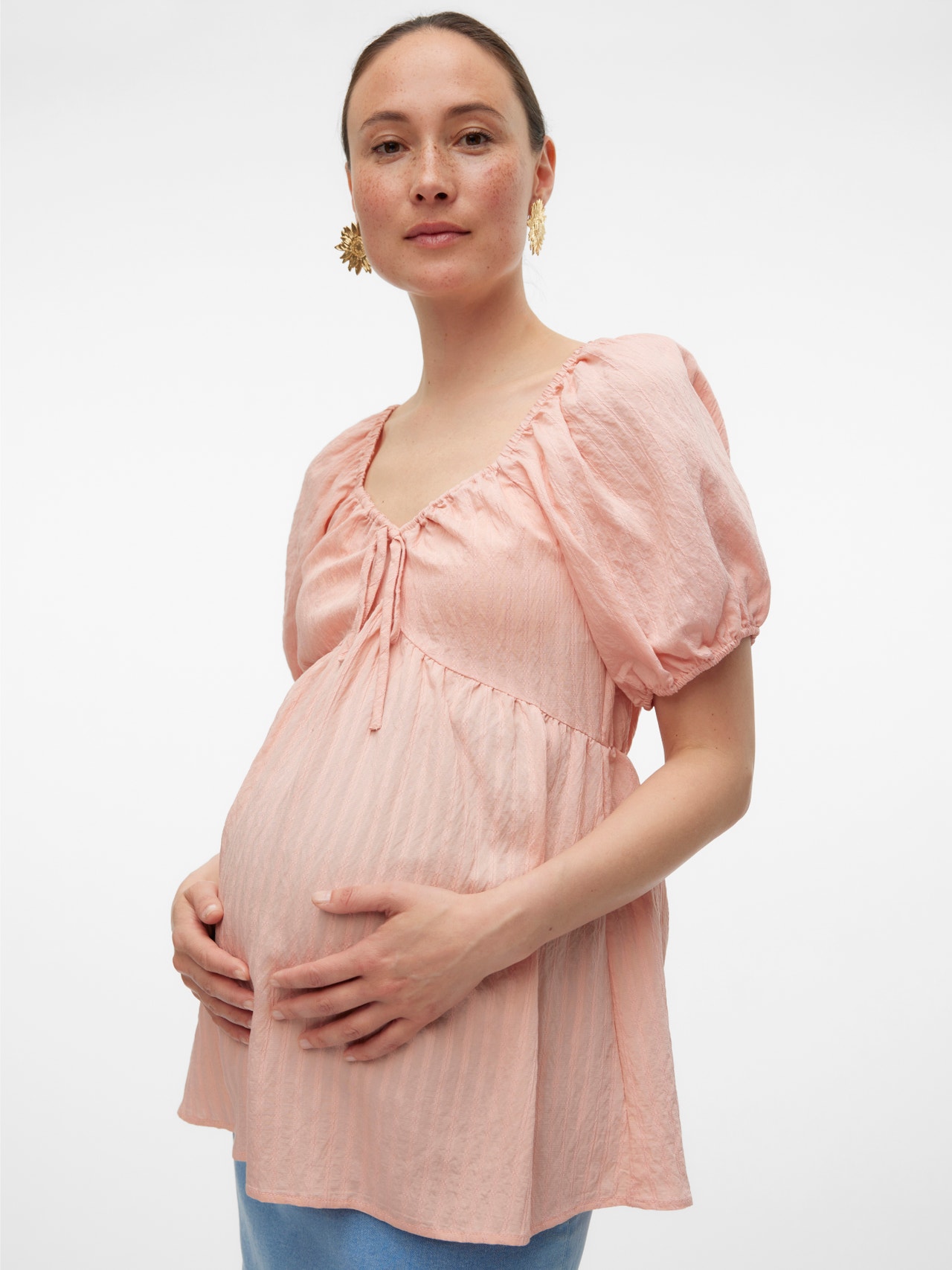 MAMA.LICIOUS Maternity-top -Peach Melba - 20020459