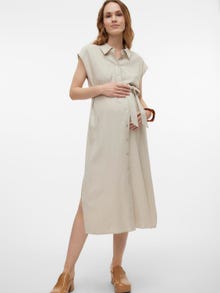 MAMA.LICIOUS Maternity-dress -Silver Lining - 20020484