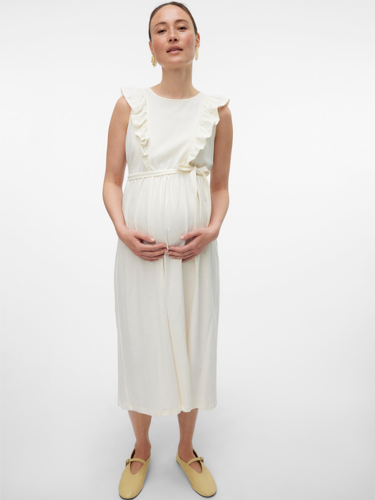 MAMA.LICIOUS Vente-kjole -Whitecap Gray - 20020491