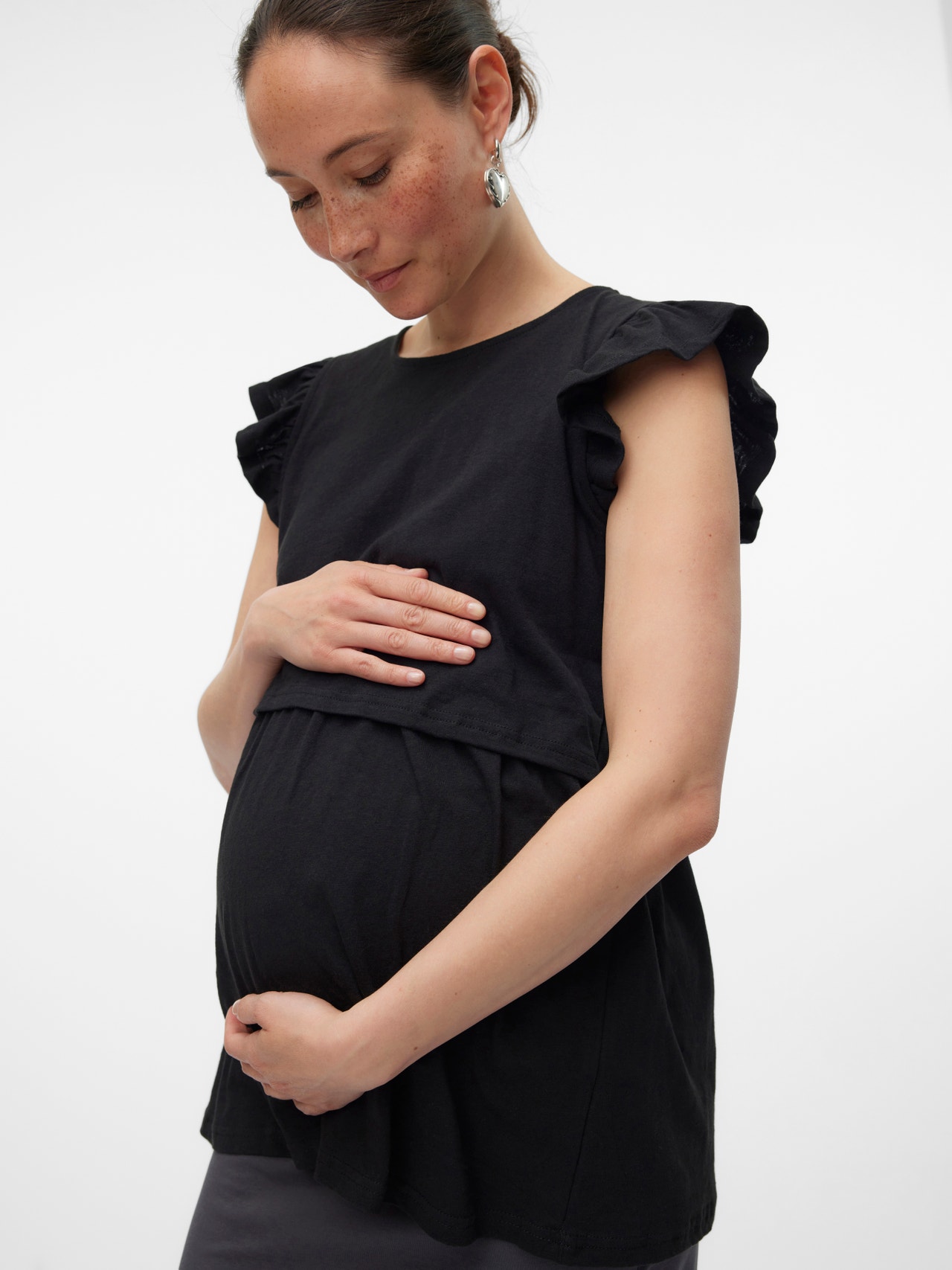 MAMA.LICIOUS Maternity-top -Black - 20020492