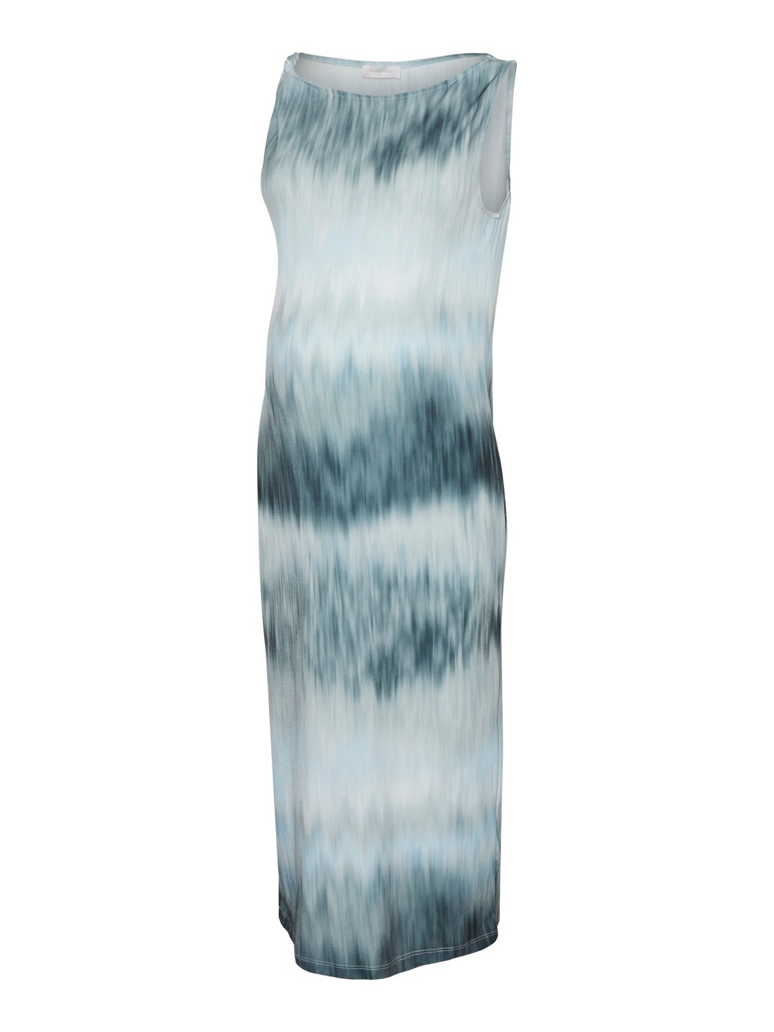MAMA.LICIOUS Krój regularny Okrągły dekolt Sukienka midi -Pastel Turquoise - 20020517