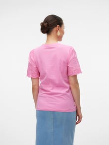 MAMA.LICIOUS Tops Regular Fit Col rond -Pink Cosmos - 20020545