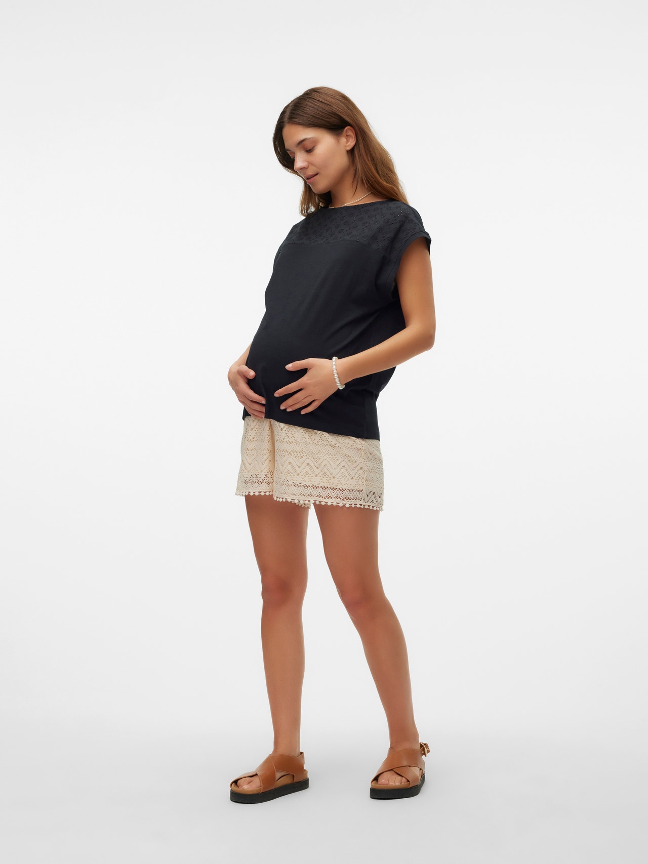 MAMA.LICIOUS Maternity-shorts -Birch - 20020547