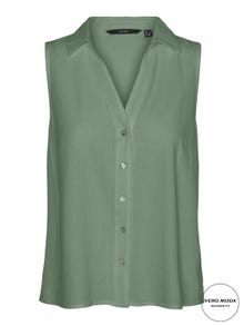 MAMA.LICIOUS Vente-skjorte -Hedge Green - 20020549