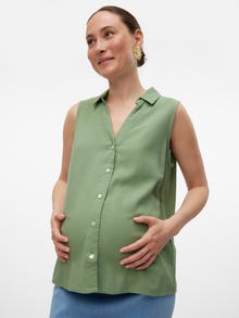 MAMA.LICIOUS Mamma-skjorta -Hedge Green - 20020549