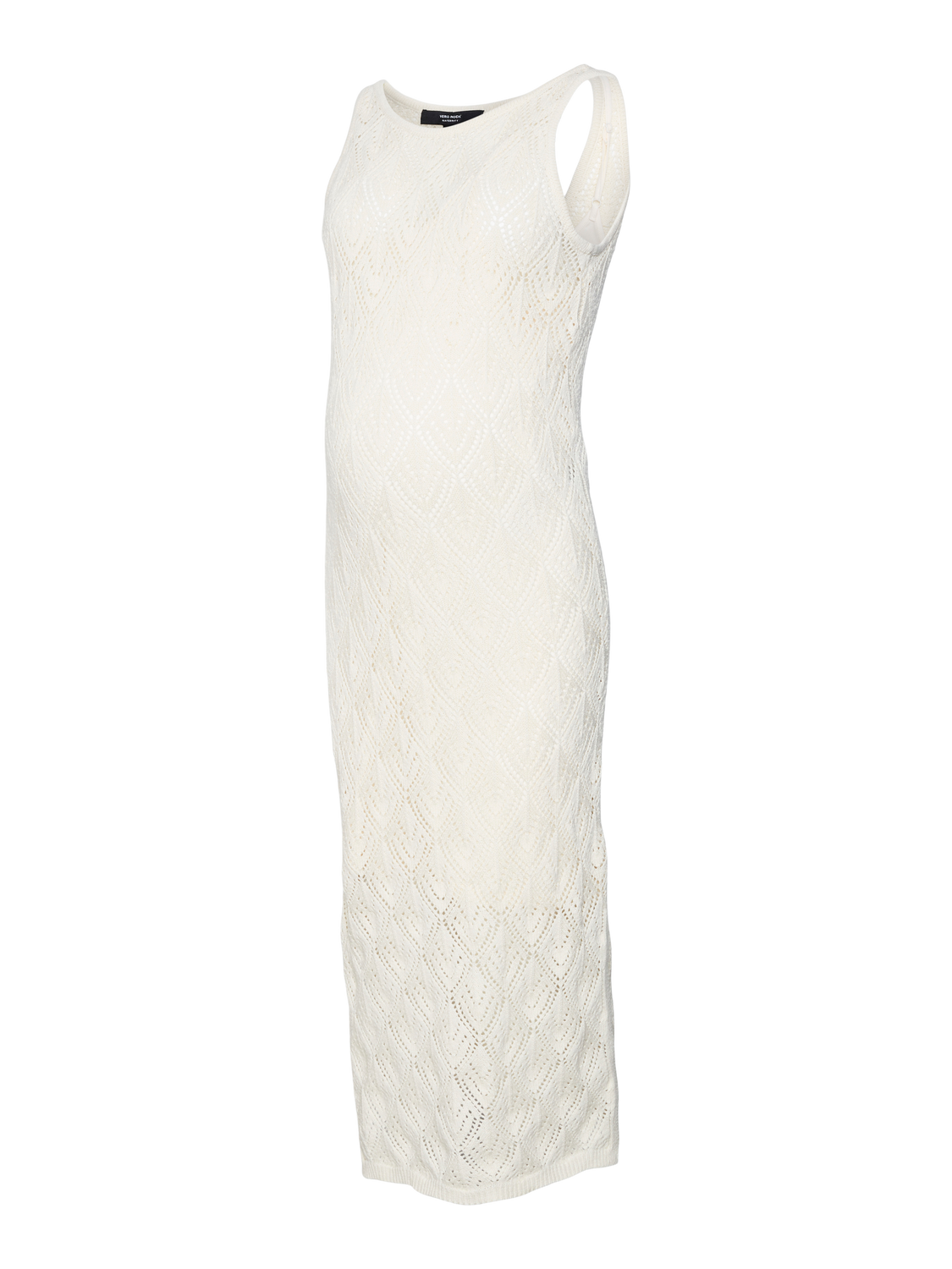 MAMA.LICIOUS Vestido largo Corte regular Cuello redondo -Birch - 20020553