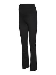 MAMA.LICIOUS Pantalons Flared Fit Taille haute -Black - 20020563