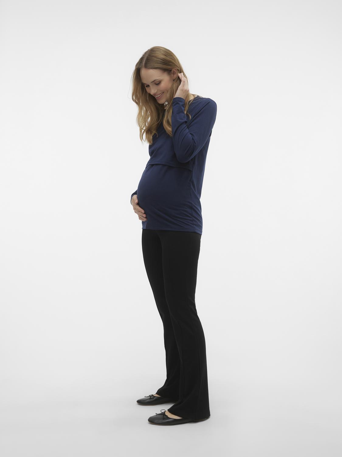 MAMA.LICIOUS Maternity-trousers -Black - 20020563