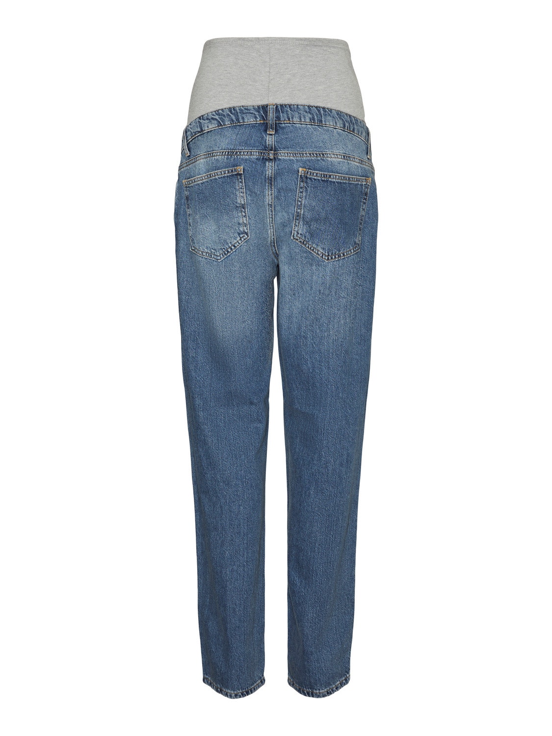 MAMA.LICIOUS Krój regularny Średnia talia Jeans -Medium Blue Denim - 20020566