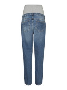 MAMA.LICIOUS Regular Fit Mid waist Jeans -Medium Blue Denim - 20020566