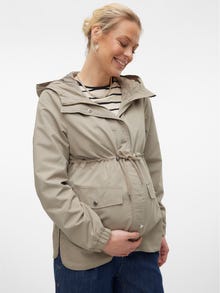 MAMA.LICIOUS Parka Cappuccio Polsini elasticizzati -Laurel Oak - 20020588