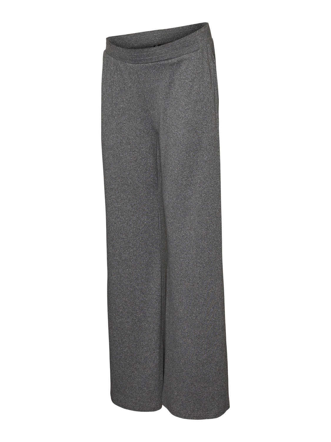 MAMA.LICIOUS Krój regularny Spodnie -Dark Grey Melange - 20020623