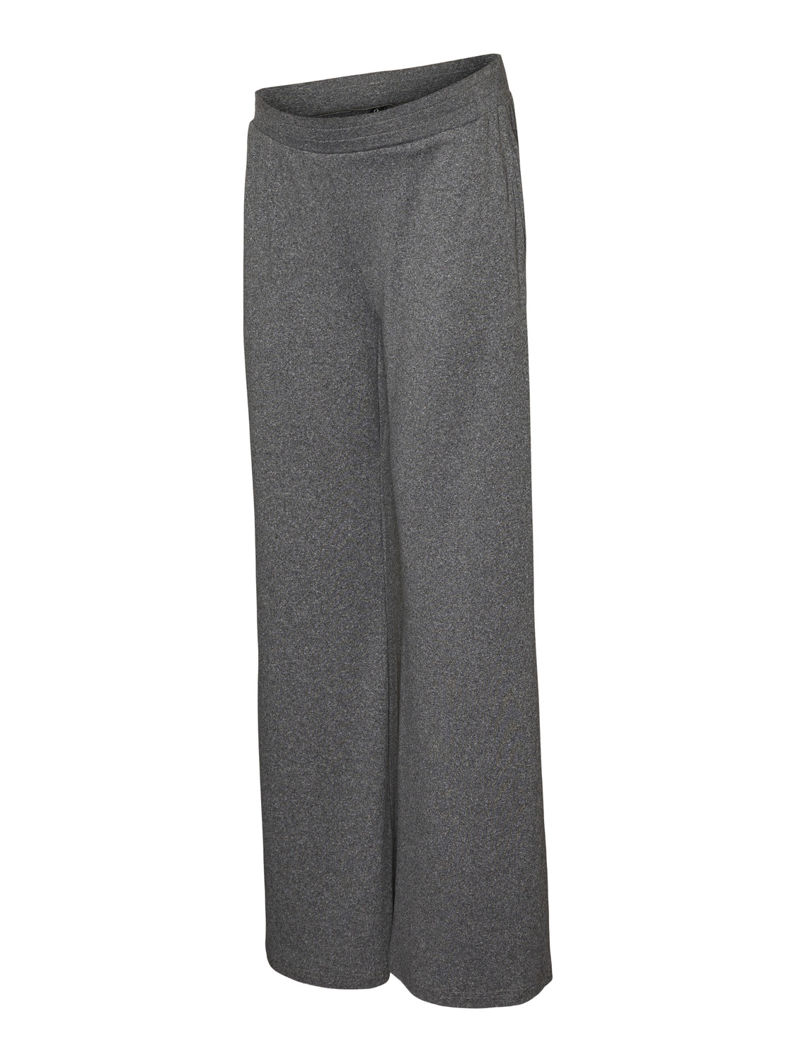 MAMA.LICIOUS Regular Fit Trousers -Dark Grey Melange - 20020623