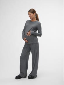 MAMA.LICIOUS Umstands-hose -Dark Grey Melange - 20020623