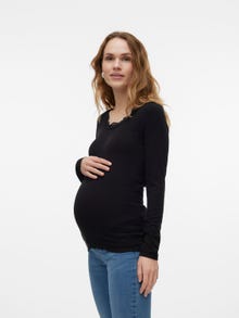 MAMA.LICIOUS Maternity-top -Black - 20020750