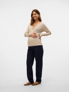 MAMA.LICIOUS Loose fit Farkut -Dark Blue Denim - 20020755
