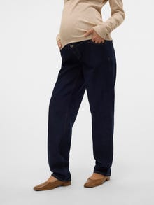 MAMA.LICIOUS Loose fit Farkut -Dark Blue Denim - 20020755