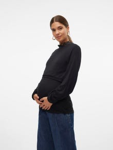 MAMA.LICIOUS Maternity-top  -Black - 20020919