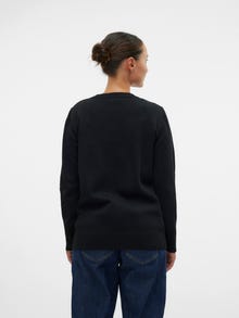 MAMA.LICIOUS Knitted maternity-pullover -Black - 20020983