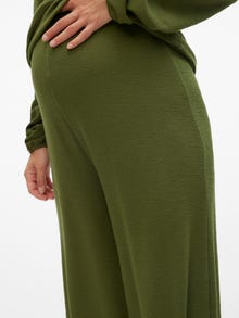 MAMA.LICIOUS Krój wide leg Rozcięcia boczne Spodnie -Cypress - 20021004