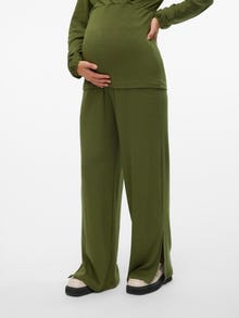 MAMA.LICIOUS Krój wide leg Rozcięcia boczne Spodnie -Cypress - 20021004