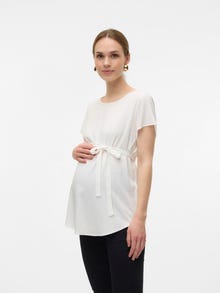MAMA.LICIOUS Tops Standard Fit Col rond -Snow White - 20021008