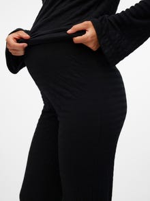 MAMA.LICIOUS Straight Fit Leggings -Black - 20021019