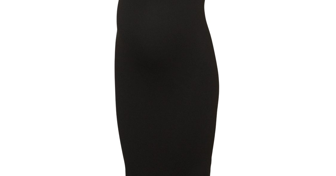 Black Maternity Everyday Dress