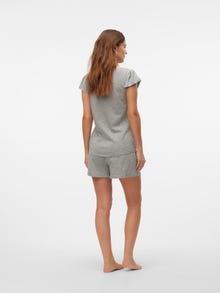 MAMA.LICIOUS MLMIRA Nat sæt -Light Grey Melange - 20021084