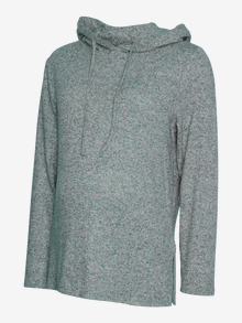 MAMA.LICIOUS Regular Fit O-Neck Top -Light Grey Melange - 20021249