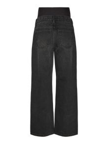 MAMA.LICIOUS Umstands-jeans -Black Denim - 20021255