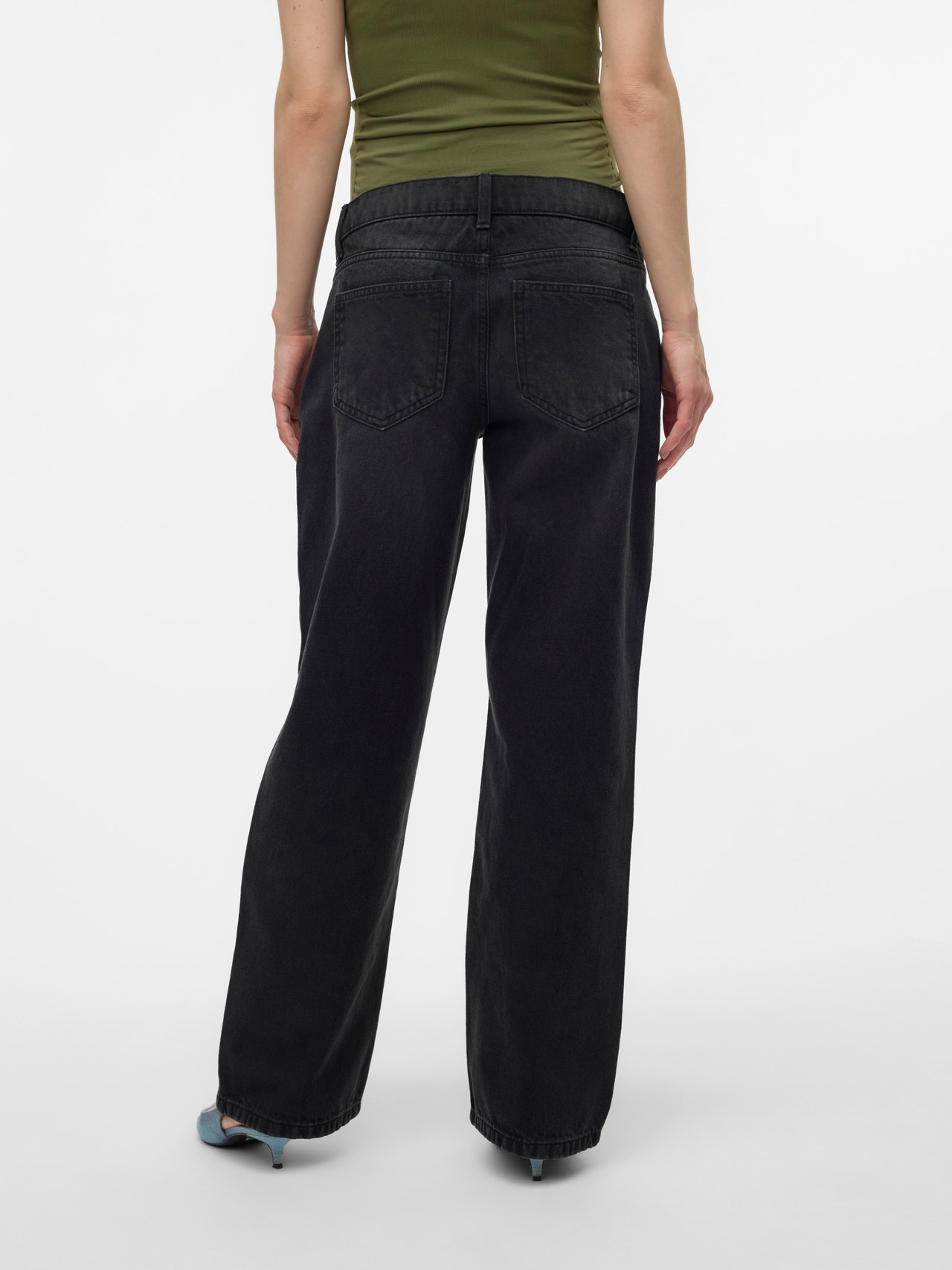 MAMA.LICIOUS Umstands-jeans -Black Denim - 20021255