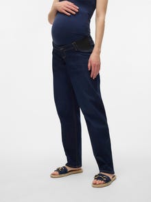 MAMA.LICIOUS Krój mom Jeans -Medium Blue Denim - 20021260
