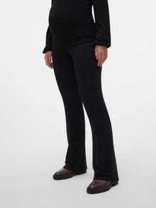 MAMA.LICIOUS Regular Fit Trousers -Black - 20021340