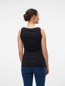 MAMA.LICIOUS Tops Slim Fit Col rond -Black - 20021341