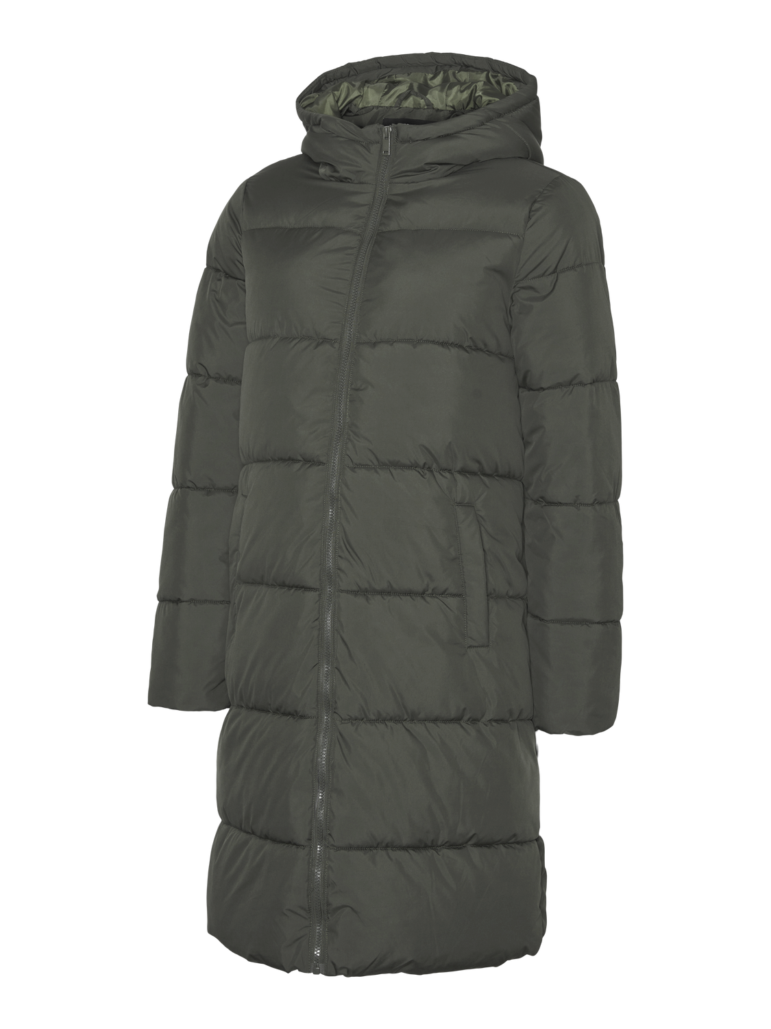 Kapuze Mantel Dunkelgrau - Main Image