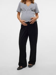 MAMA.LICIOUS Regular fit Broeken -Black - 20021389