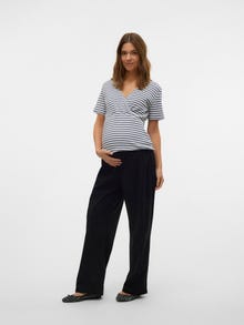 MAMA.LICIOUS Regular fit Broeken -Black - 20021389