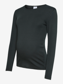 MAMA.LICIOUS Top Slim Fit Paricollo -Black - 20021402