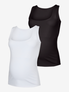 MAMA.LICIOUS 2-pack Top -Black - 20021431