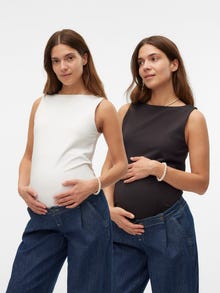 MAMA.LICIOUS 2-pack Top -Black - 20021431