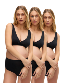MAMA.LICIOUS MLMALINA 3-pack Unterhose -Black - 20021462